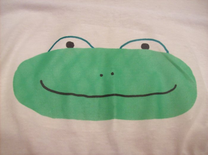 14-16, white, frog head