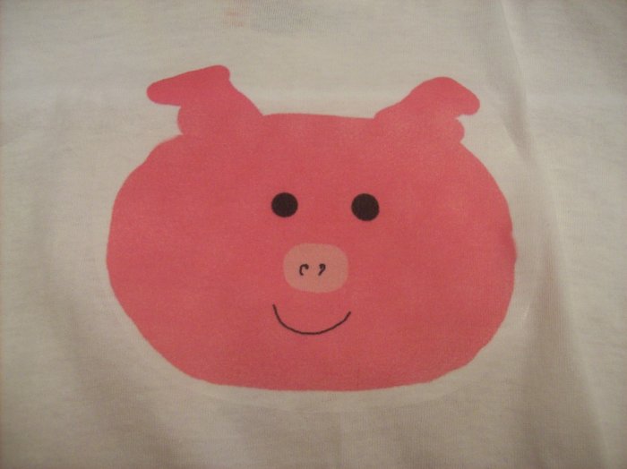 2-4, white, piggy face