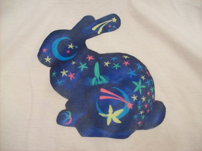 10-12, white, space bunny