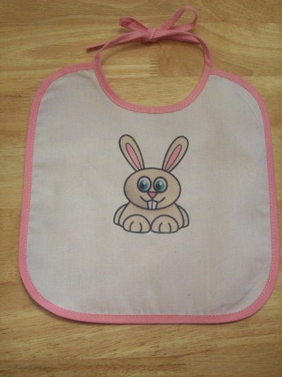 Pink, brown bunny