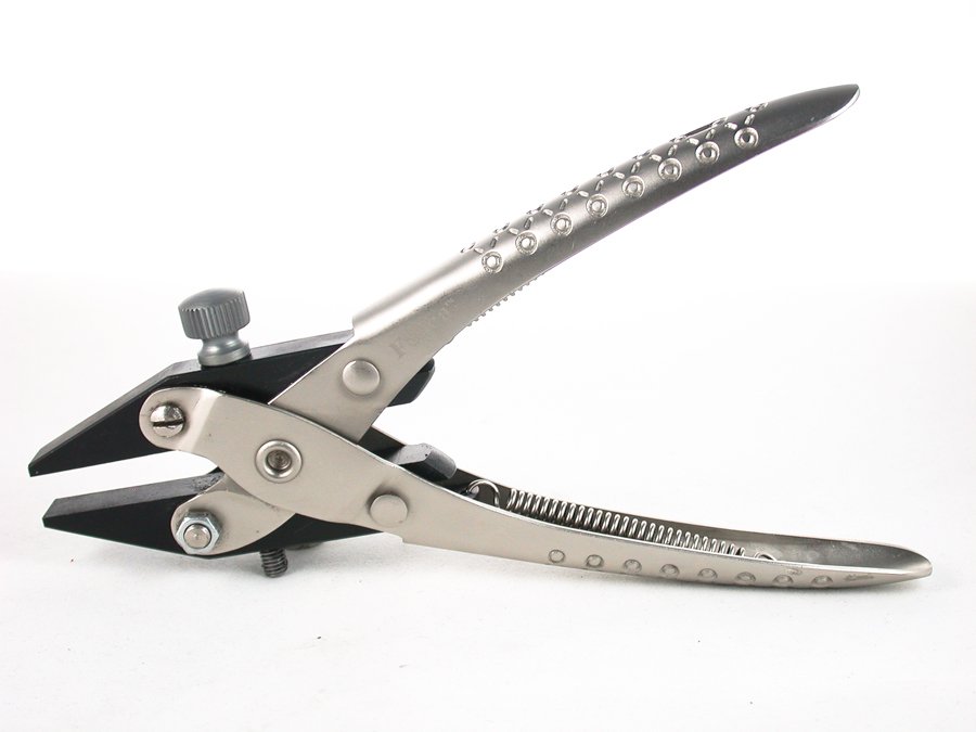 Forca RTGS-323-P Jewelry Parallel Action Flat Nose Pliers with Adjustable Jaws- Clamping Pliers