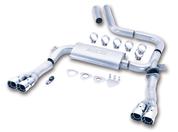 1998-2002 Camaro V6 Borla 3 in Dual Exhaust 14813