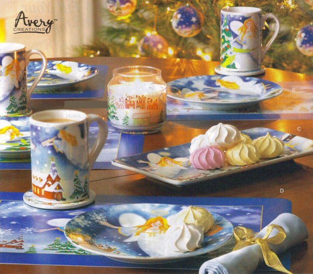 Christmas Angel Dinnerware Set