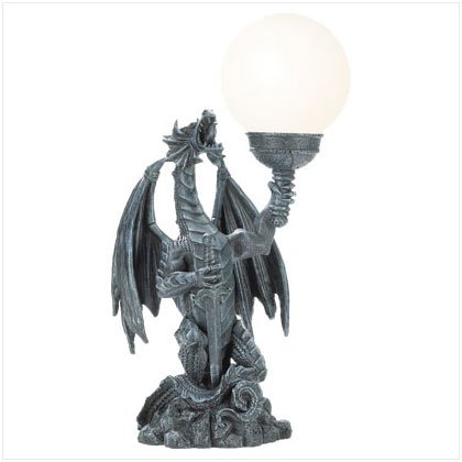 NEW! Dragon with Globe Lamp