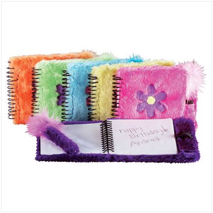 Fun Fuzzy Notebook and Pen Set