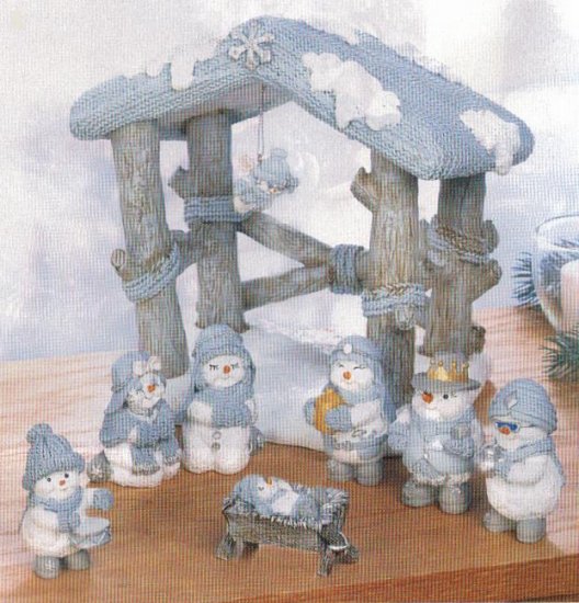Snow Buddies Nativity Scene