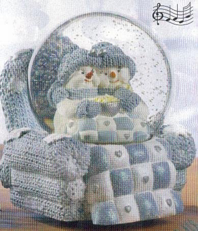 Snow Buddies Musical Snowglobe