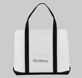large two-tone tote