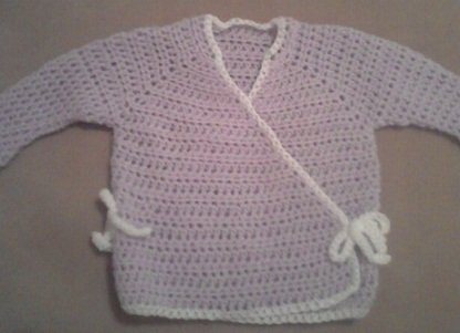 Pale Purple Baby Kimono Sweater- Special Order