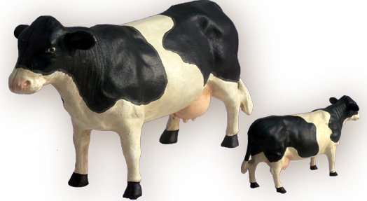 LARGE Heavy Cast Iron Cow