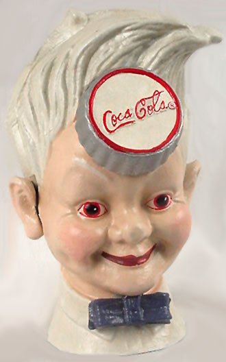 Cast Iron Coke Cola Sprite Reproduction Bank