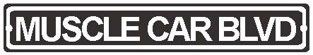 Street Sign "Muscle Car Blvd"