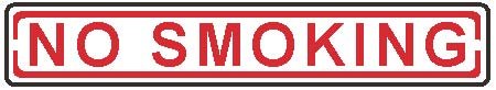 Street Sign "No Smoking"