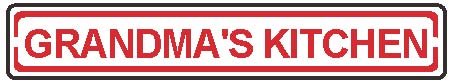 Street Sign "Grandma's Kitchen"