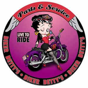 Betty Boop Parts & Service Round