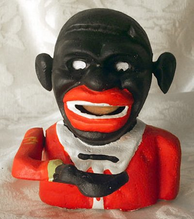 Cast Iron Jolly Man Mechanical Bank