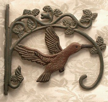 Cast Iron Hummingbird Plant Hanger