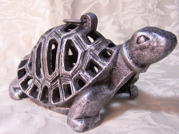 LARGE Cast Iron Turtle/Tortoise Lantern