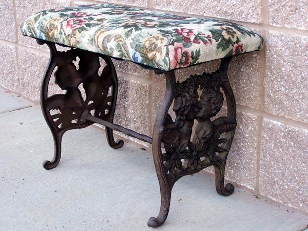 Angel Cast Iron Bench