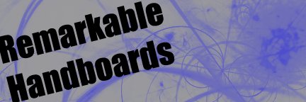 Remarkable Handboard logo sticker