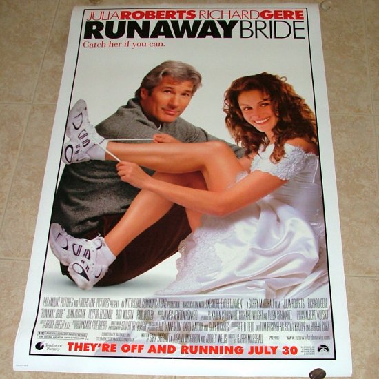 RUNAWAY BRIDE Original Movie Theater Poster