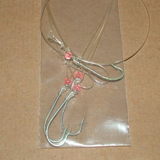 Classic âHook & Lineâ 12" snelled hook -3