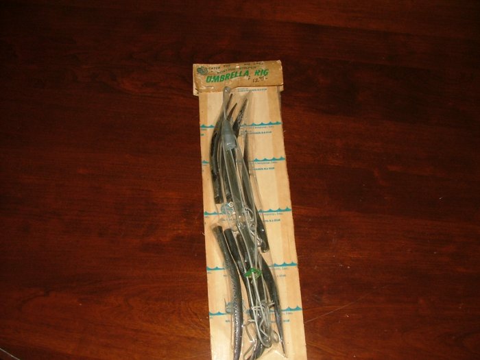 Vintage Julian' Bait Company Montauk Striper Umbrella Rig