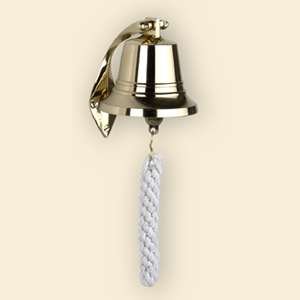 Authentic Models Brass Ship's Bell, Size: 4" Bell