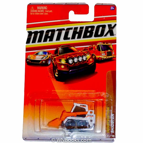 2010 Matchbox Skidster, Construction 39 White