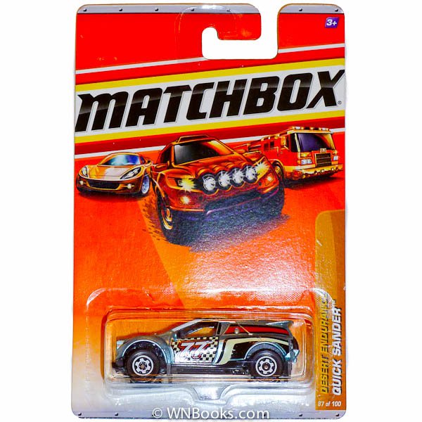 2010 Matchbox Grey Desert Endurance Quick Sander #87