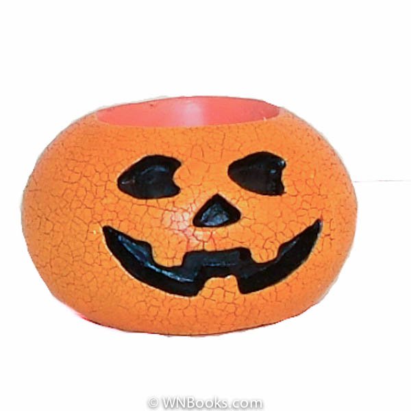 Halloween Pumpkin Votive Candle Holder