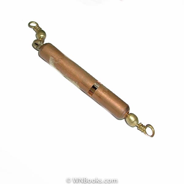 Vintage Copper weighted quick release fishing Tackle Jeros Tackle Co., Fishee