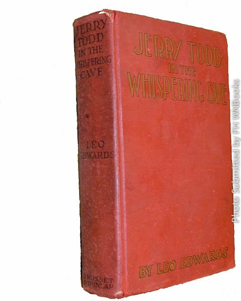 Jerry Todd in the Whispering Cave by Leo Edwards (1927) antique book
