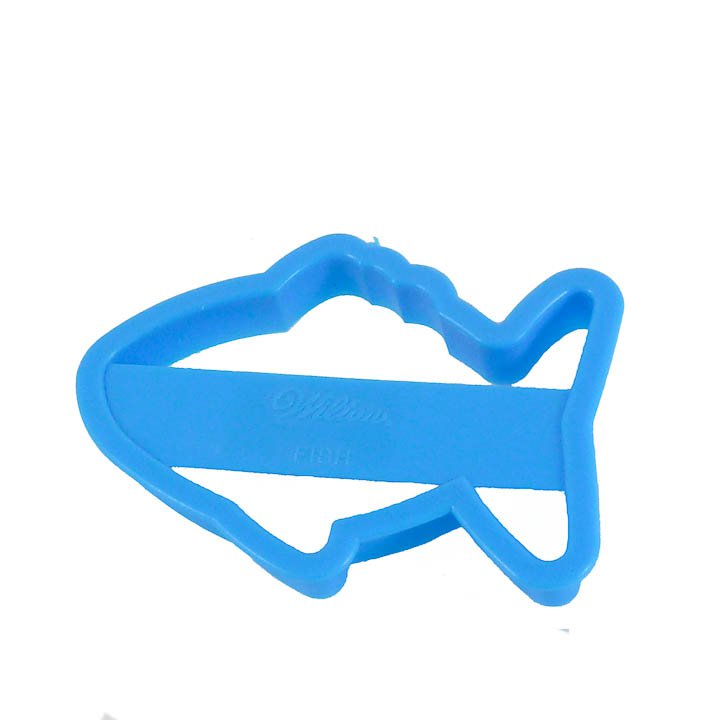 Wilton Fish Perimeter Cookie Cutter Stencil 3"