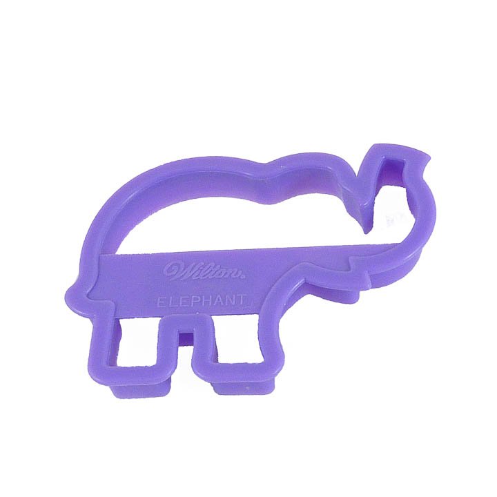 Wilton Elephant Perimeter Cookie Cutter Stencil 3"