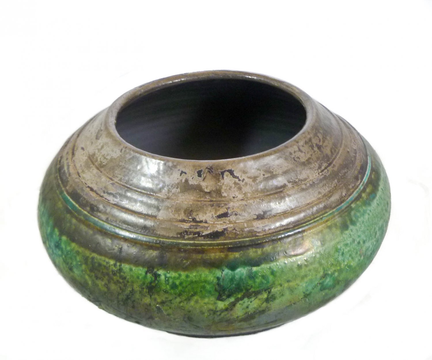 Raku Vase by Lew Ayers