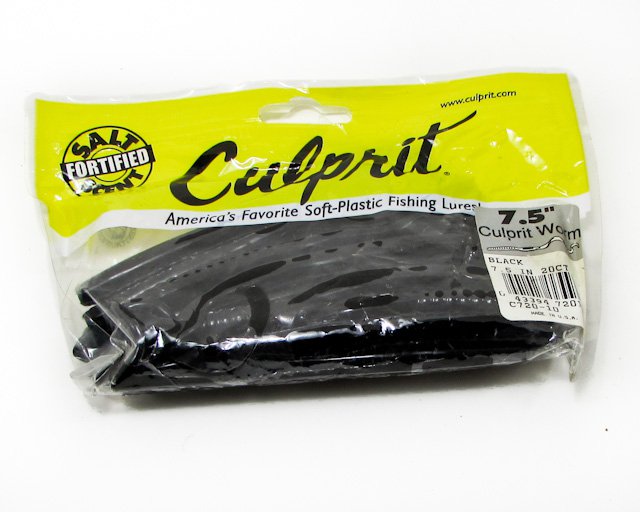 Original Culprit Worm C720-10 7-1/2" Black
