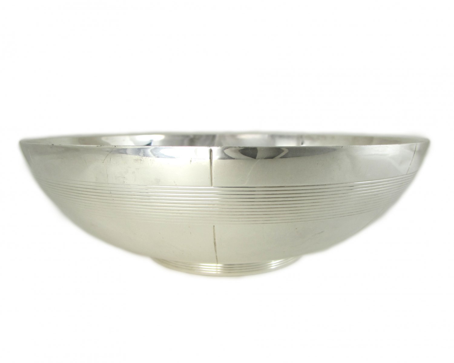 Wedgwood Vera Wang Challis 8 inch Silver Plate Serving Bowl Marked