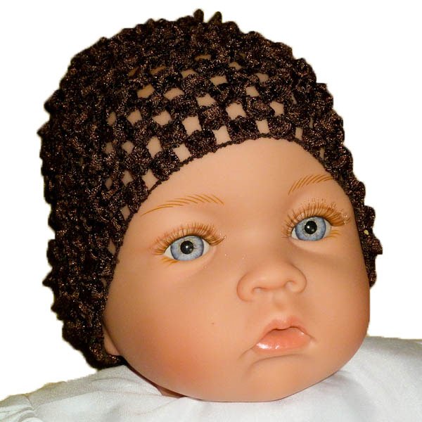 Buster Brown Beanie Waffle Crochet Baby Hat, How Darling