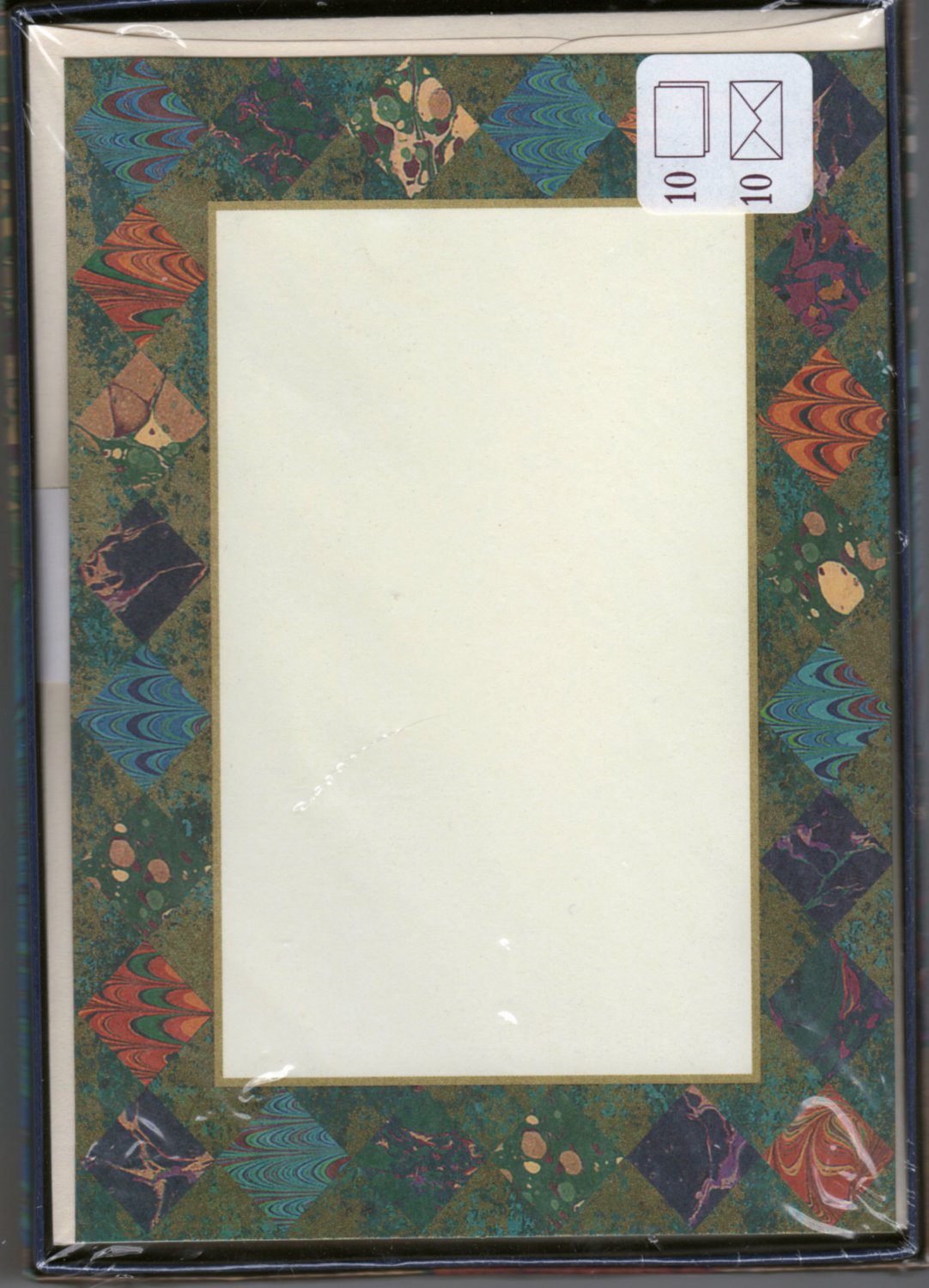 Modern Correspondence Single-Panel Note Cards Hallmark Stationery - 10 Vintage 1990