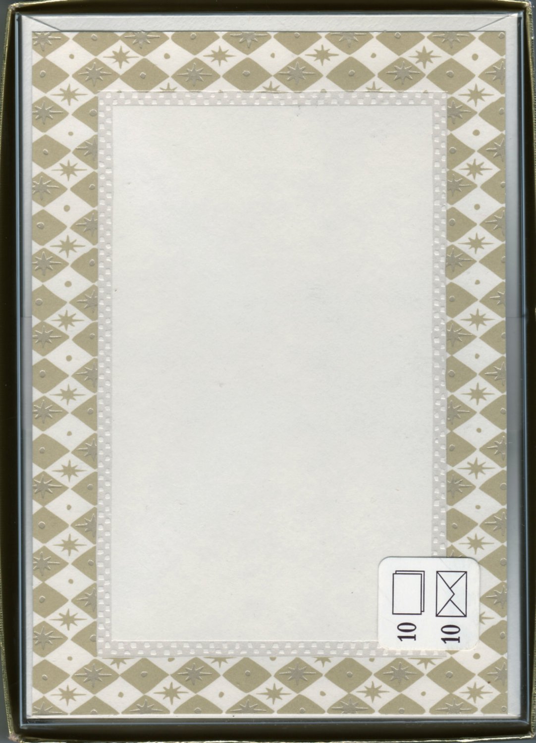 Diamond Correspondence Single-Panel Note Cards Hallmark Stationery - 10