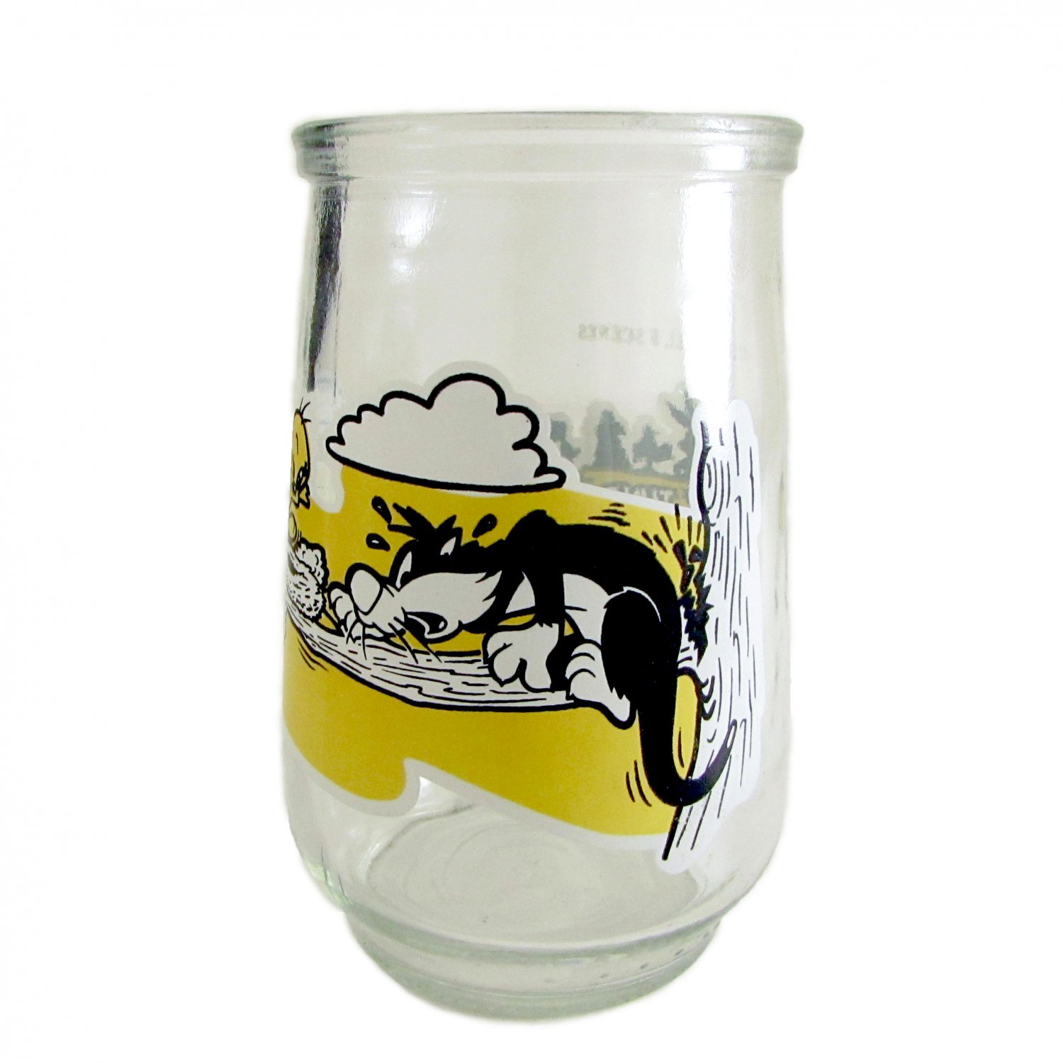 1995 Looney Tunes Special 2 Edition Welch's Jelly Glass Tweety & Sylvester
