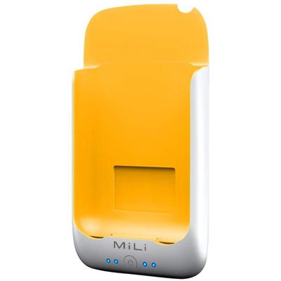 MiLi Power Pack for iPhone 2G/3G/3GS & iPod Touch (White/Orange) + Free screen protector & shipping