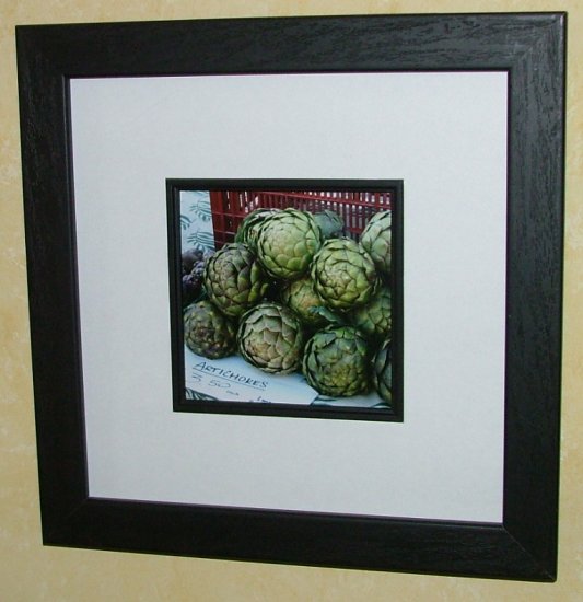 Framed "Artichokes " by Random Oasis Photography