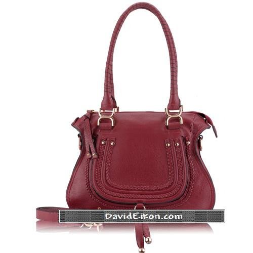 Burgundy Nappa Leather Bag