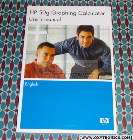 HP 50G Calculator User's Guide Manual HP OEM New