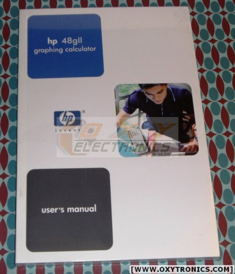 HP 48GII Calculator User's Guide Manual HP OEM New