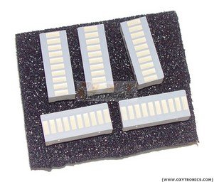 5 pcs 10 SEGMENT LED BARGRAPH Array New