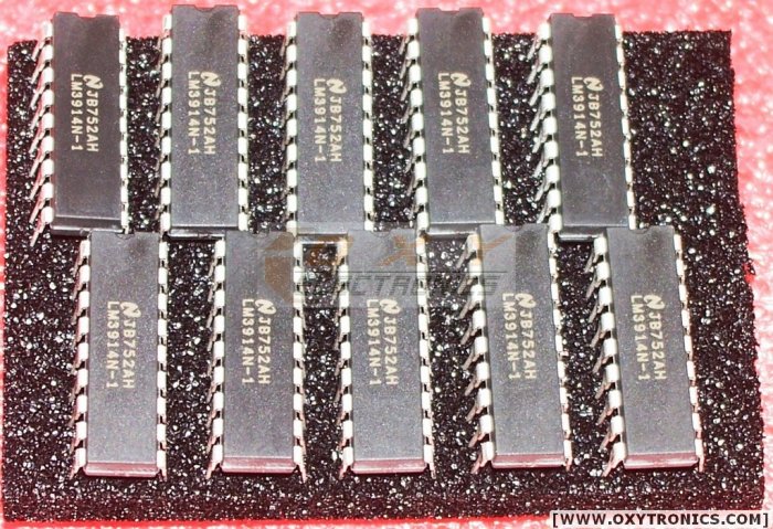 10 pcs LM3914 LED Display Driver Bargraph/Dot Mode NEW