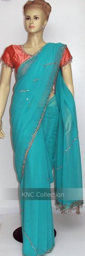 Item#SR1007 Mint designer saree (WAS-$190, NOW-$99)